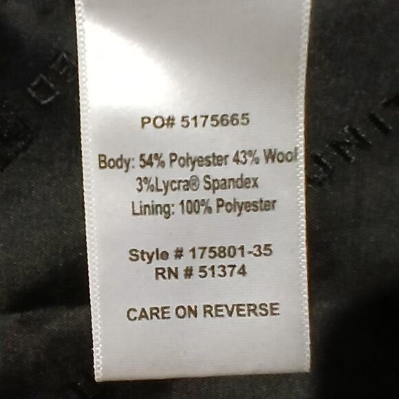 Authentic United Airlines Pilots Blazer 42 Reg Poly/Wool/Spandex Fully-Lined - Picture 9 of 10